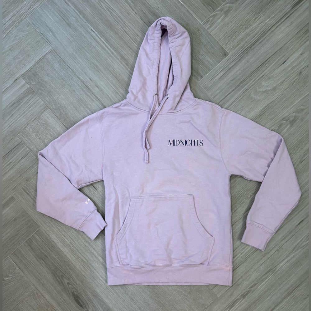 Taylor Swift Midnights Meet Me at Midnight Lavender Hoodie Small